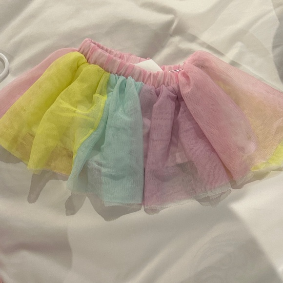 Cat & Jack Pastel Rainbow Tulle Skirt - Picture 1 of 1